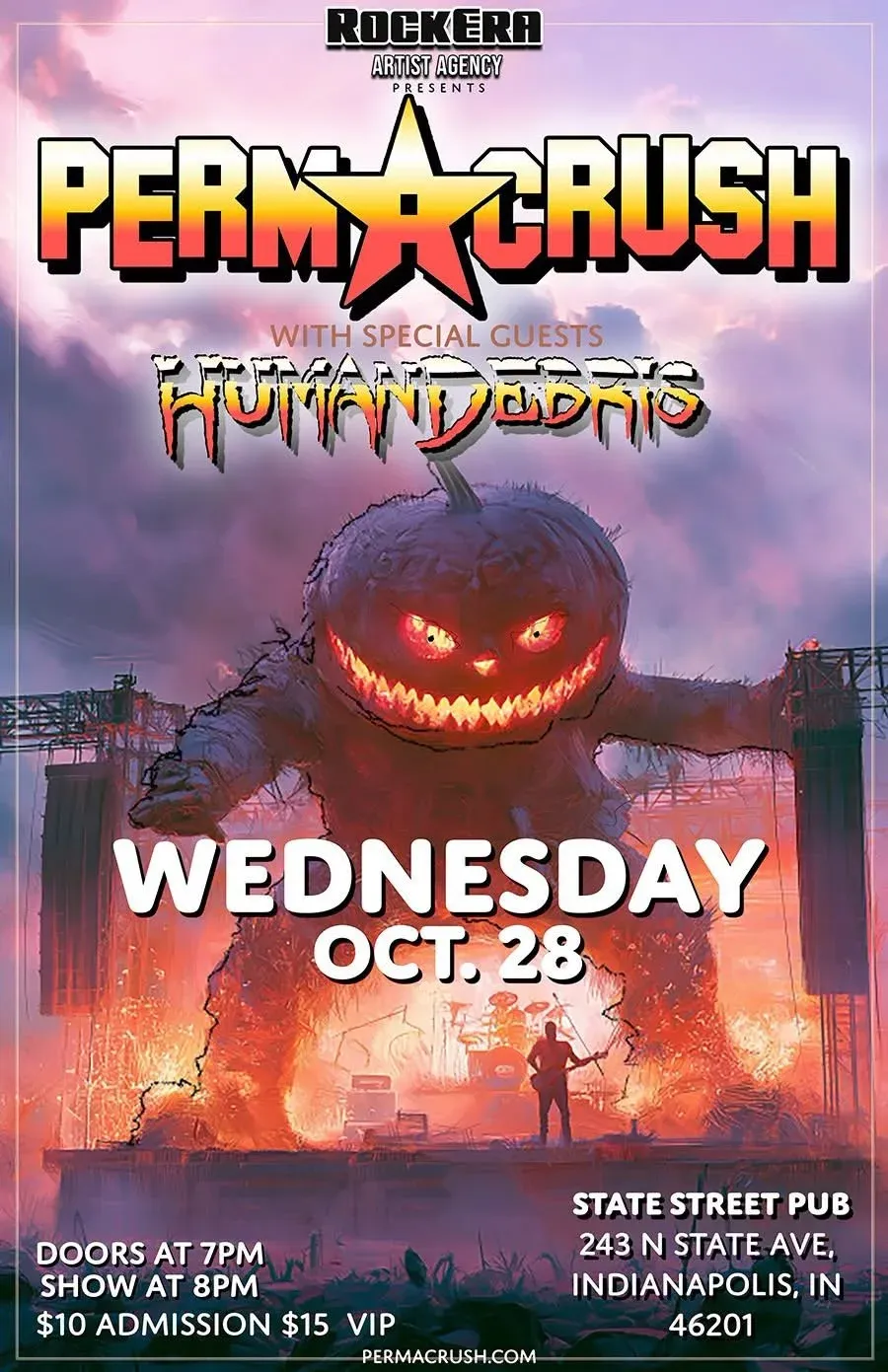 Stranger Attractions presents PERMACRUSH / HUMAN DEBRIS — State Street Pub
